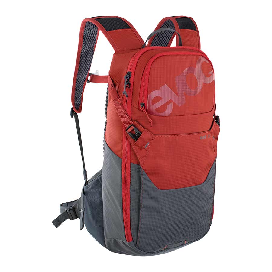 EVOC Ride 12 Hydration Bag Volume: 12L Bladder: Not included Chili Red/Carbon Grey