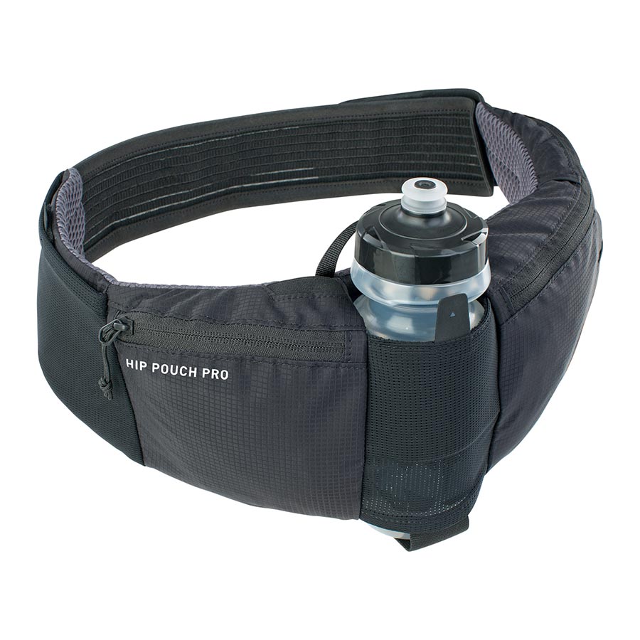 EVOC Hip Pouch Pro + Drink Bottle Bag 1.5L Black