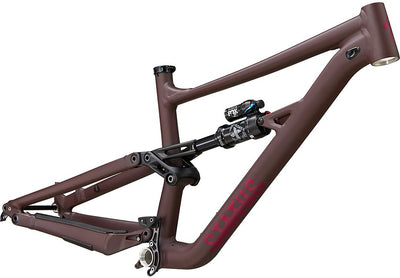 Specialized status 140 frm frame satin cast umber / raspberry s5