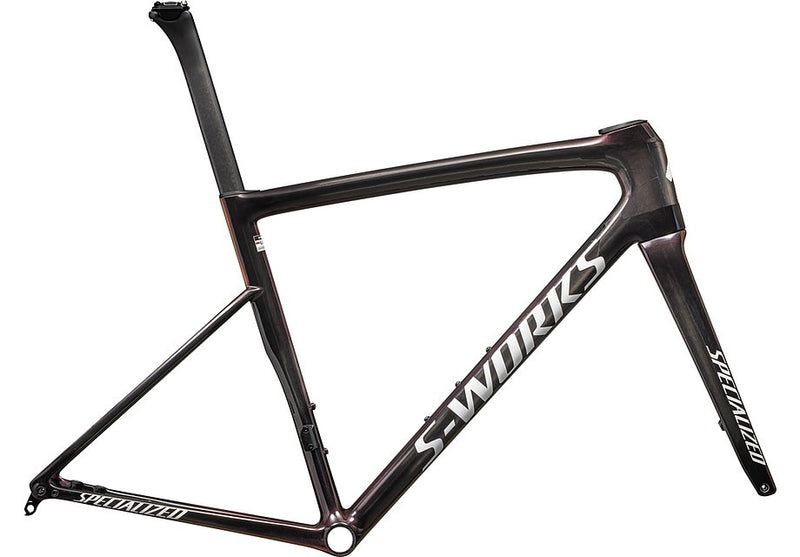 Specialized tarmac sl8 S-Works frmset gloss carbon / viavi maganta gold / chaos red pearl / white 58