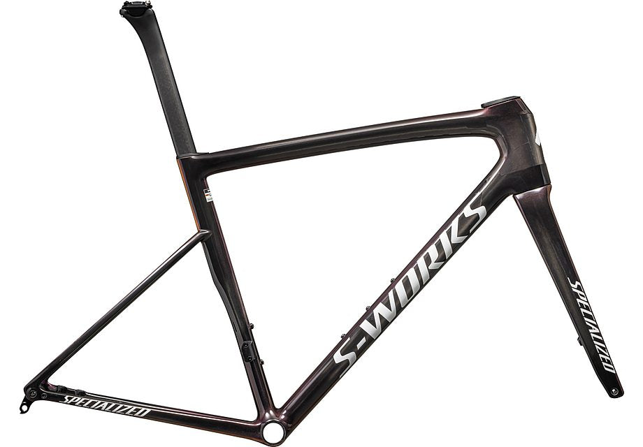 Specialized tarmac sl8 S-Works frmset gloss carbon / viavi maganta gold / chaos red pearl / white 56