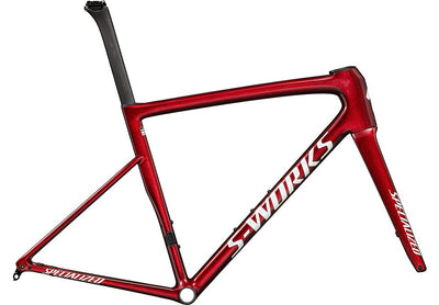 Specialized tarmac sl8 S-Works frmset gloss red sky / metallic white silver 54