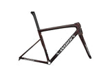 Specialized tarmac sl8 S-Works frmset gloss carbon / red to gold blurred speckle / metallic white silver 56