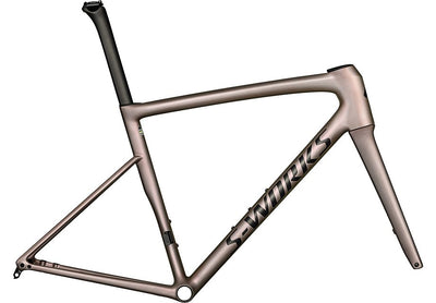 Specialized Tarmac Sl8 S-Works Frameset Gloss Viavi Red Gold Over Silver / Satin Metallic Obsidian 44