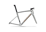 Specialized Tarmac Sl8 Frmset Gloss Silver Dust / Shadow Silver Dry Impasto / Photon Orange Tint Over Silver Dust 56