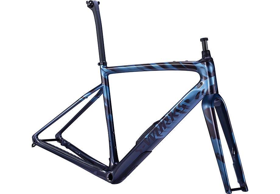 Specialized diverge S-Works frmset gloss light silver/dream silver/dusty blue/wild 52