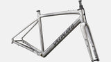 2023 Specialized Diverge E5 Evo Frameset - Small, Gloss Brushed Smoked Liquid Metal/Black