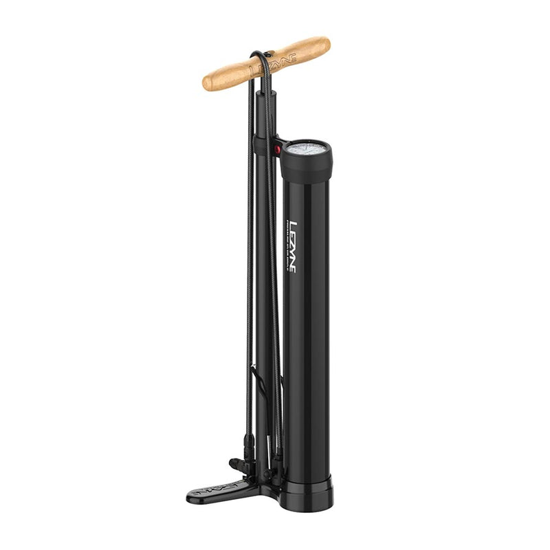 Lezyne Pressure Overdrive Floor Pump: Black