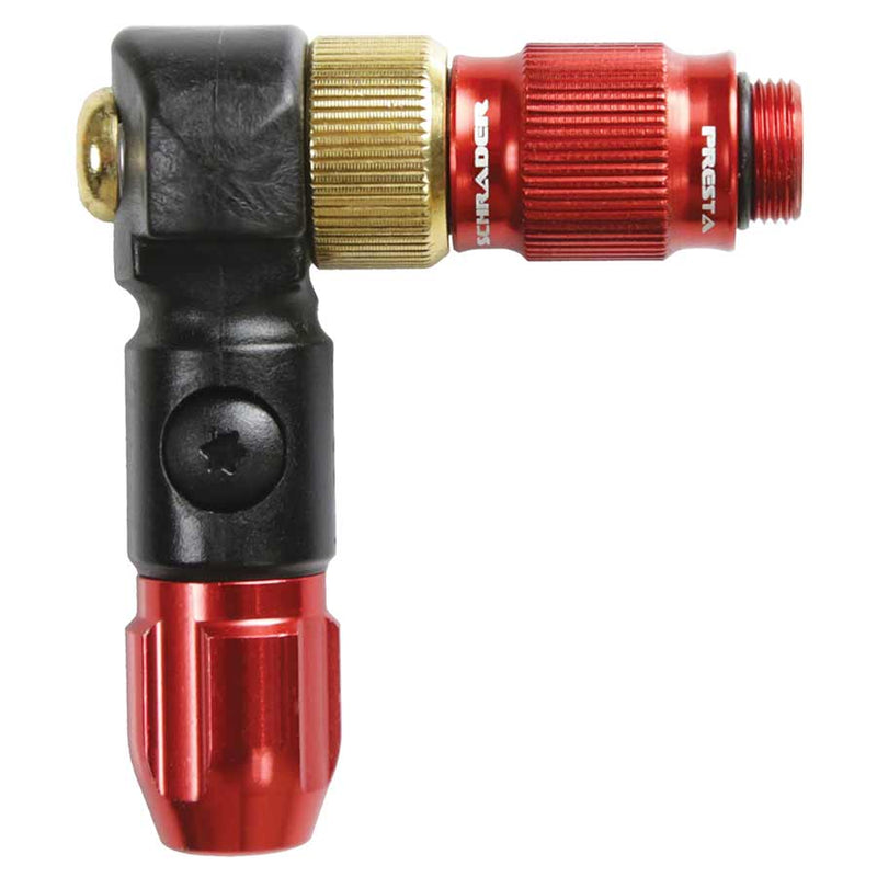 Lezyne ABS-1 Pro HP Pump Chuck Head: Red