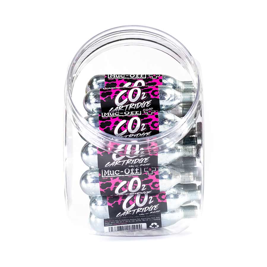 Muc-Off Countertop 16g CO2  Refill Cartridge Jar - Quantity 40
