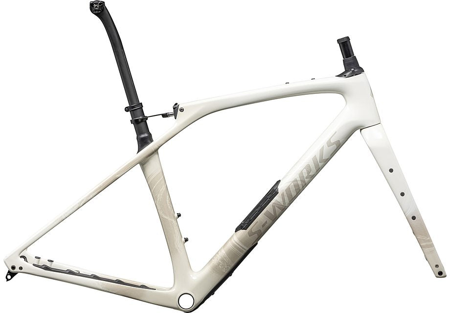 Specialized diverge str S-Works frmset gloss dune / white birch / pearl 52