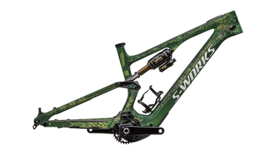 Specialized Levo Sl S-Works Carbon Frmset Ul Team Yellow Tint / Pearl Impasto / Dark Moss Green / Metallic White Silver S4