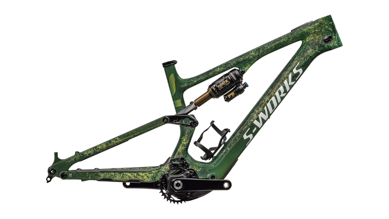 Specialized Levo Sl S-Works Carbon Frmset Ul Team Yellow Tint / Pearl Impasto / Dark Moss Green / Metallic White Silver S4