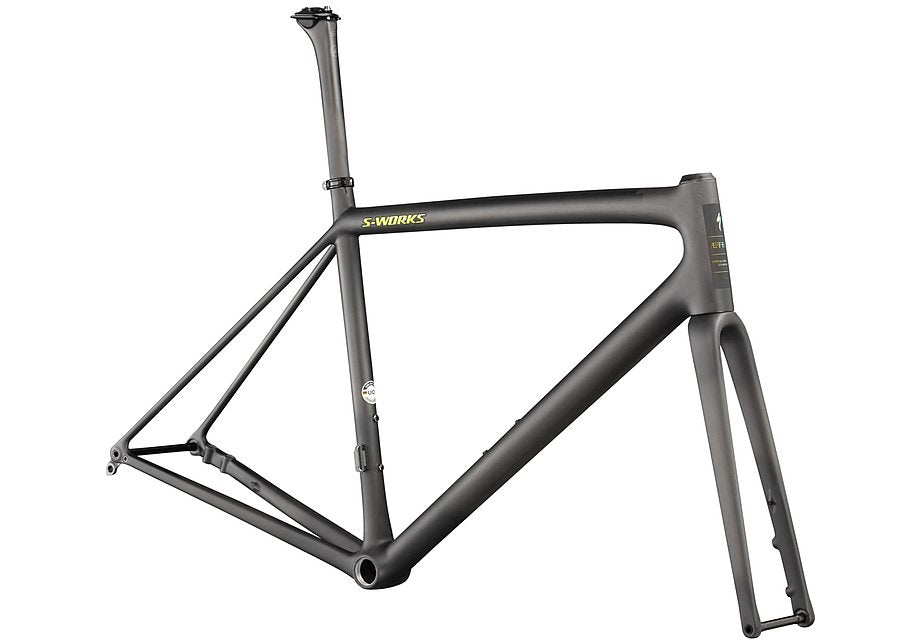 Specialized aethos S-Works frmset satin carbon/jet fuel 56