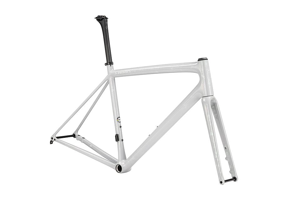 Specialized aethos S-Works frmset gloss birch/abalone-lapis organic color run/dune 56