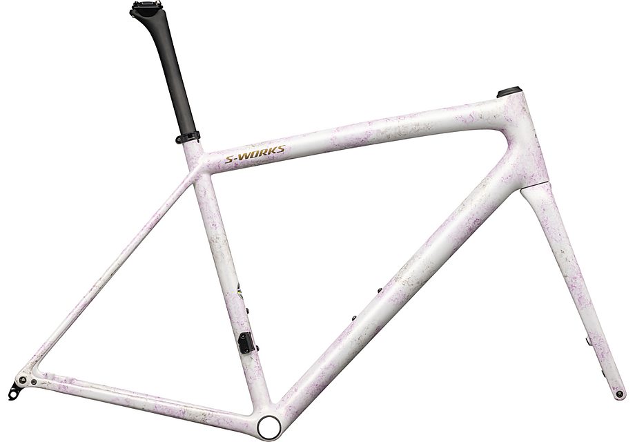 Specialized aethos S-Works frmset satin color burst  / harvest gold metallic 52