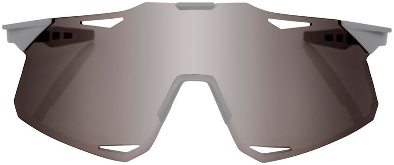 100% Hypercraft Sunglasses - Matte Stone Grey/Hiper Silver Mirror Lens