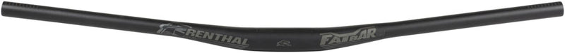 Renthal Fatbar 35 Handlebar - Aluminum 10mm 800mm 35mm Black V3