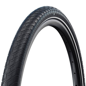 Schwalbe Motion Big Apple Hybrid Tire 24''x2.00 Wire Clincher Addix Green RaceGuard Reflex 67TPI Black