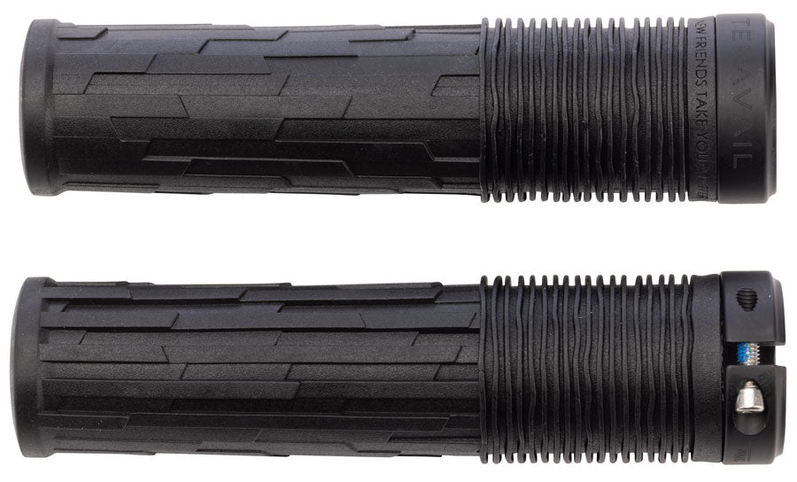Teravail Lytho Grips - Lock-On Obsidian Black 35mm