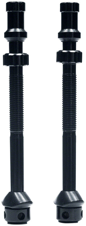 Stan's Tubeless Exo-Core Valve Stems - Alloy Extra Tall Black Pair