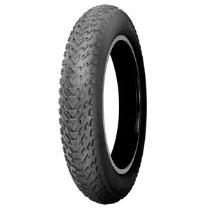 Delium Tire Thundr E-Bike Tire 20x4.0" Standard Casing Black