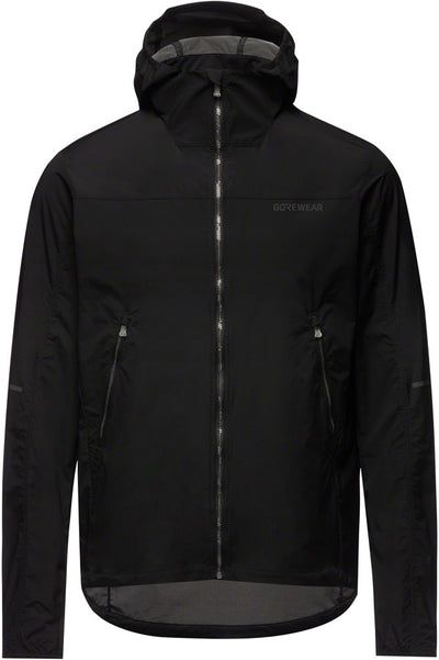Gorewear Fernflow Hooded Windbreaker - Black Men's Medium