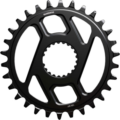 Shimano Deore SM-CRM66 Direct Mount Chainring - 30t 12-Speed For FC-M6200 FC-MT620 BLK