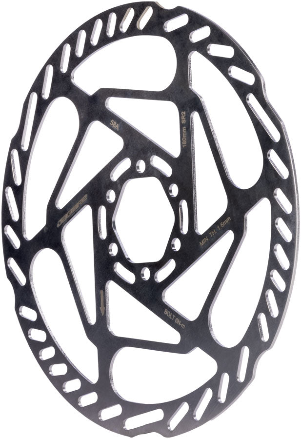 Jagwire Sport SR2 Disc Brake Rotor - 180mm 6-Bolt 1.8mm Thickness