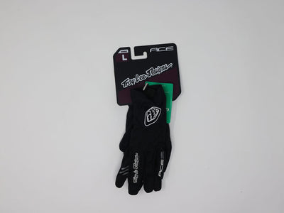 TROY LEE DESIGNS WOMENS ACE 2.0 GLOVE; SOLID - LG, BLACK