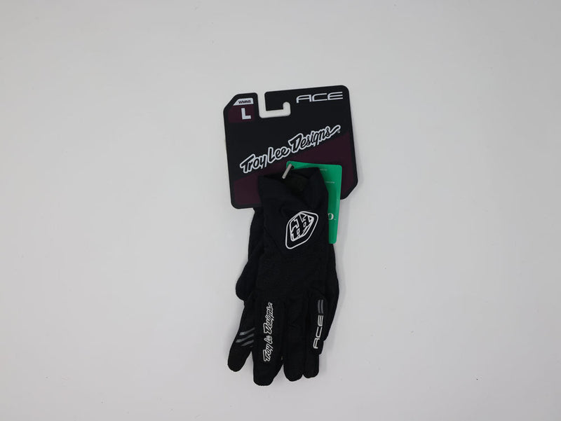 TROY LEE DESIGNS WOMENS ACE 2.0 GLOVE; SOLID - LG, BLACK