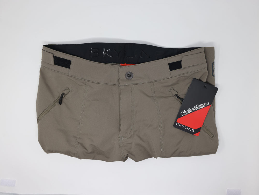 TROY LEE DESIGNS SKYLINE SHORT SHELL; SOLID - 32, CLAY