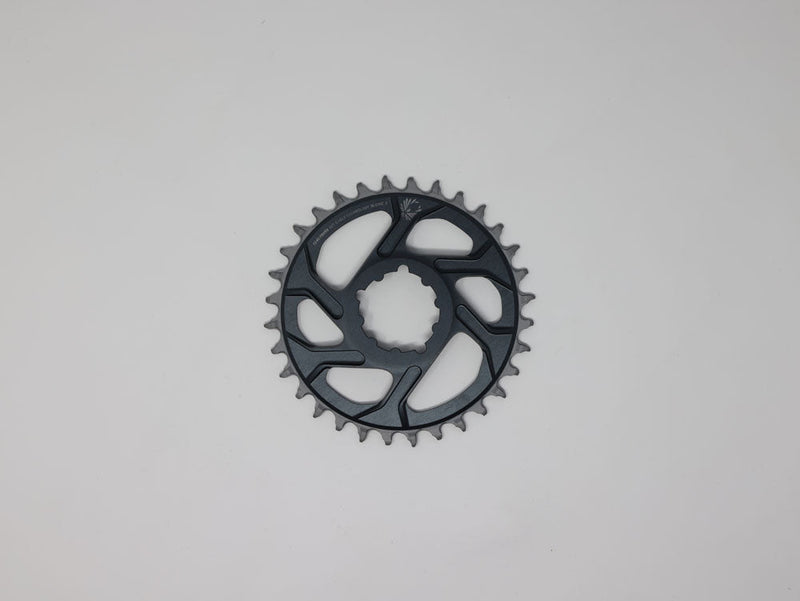 SRAM Eagle Chainring Teeth: 32 Speed: 11/12 BCD: Direct Mount Aluminum Lunar/Polar Grey 6mm - Open Box, New