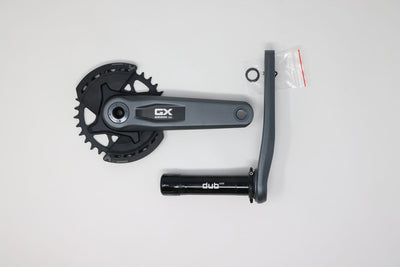 SRAM GX Eagle T-Type Wide Crankset - 170mm, 12-Speed, 32t Chainring, Direct Mount, DUB Spindle Interface, Dark Polar - Open Box, New