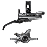Shimano XTR BR-M9200 Disc Brake BL-M9220 Lever - Right/Rear Post Mount 2-Piston Caliper SM-BH90-SS Hose Metal Pads Gray