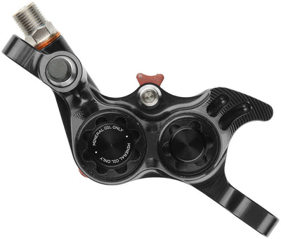 Hope RX4+ SL Disc Brake Caliper - Post Mount Mineral Oil Type Black