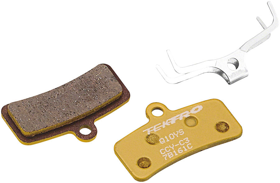 Tektro Q10YS Disc Brake Pads - Overall Balanced Resin Compound For 4-Piston Caliper