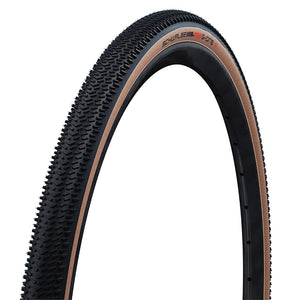 Schwalbe G-One R Pro Gravel Tire 28x1.70 Folding Tubeless Ready Addix Race V-Guard 67TPI Transparent Sidewall