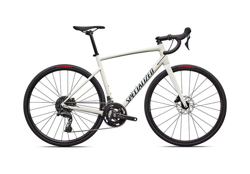 2026 Specialized Allez E5 Bike Dune White / Deep Lake 58