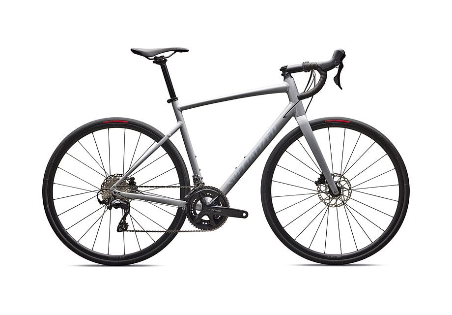 2026 Specialized Allez E5 Comp Bike Dolomite Metallic / Dove Grey 56