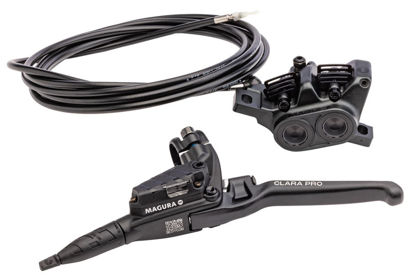 Magura Clara Pro Disc Brake Lever - Left Side Lever Post Mount 4-Piston Aluminum Lever Blade BLK
