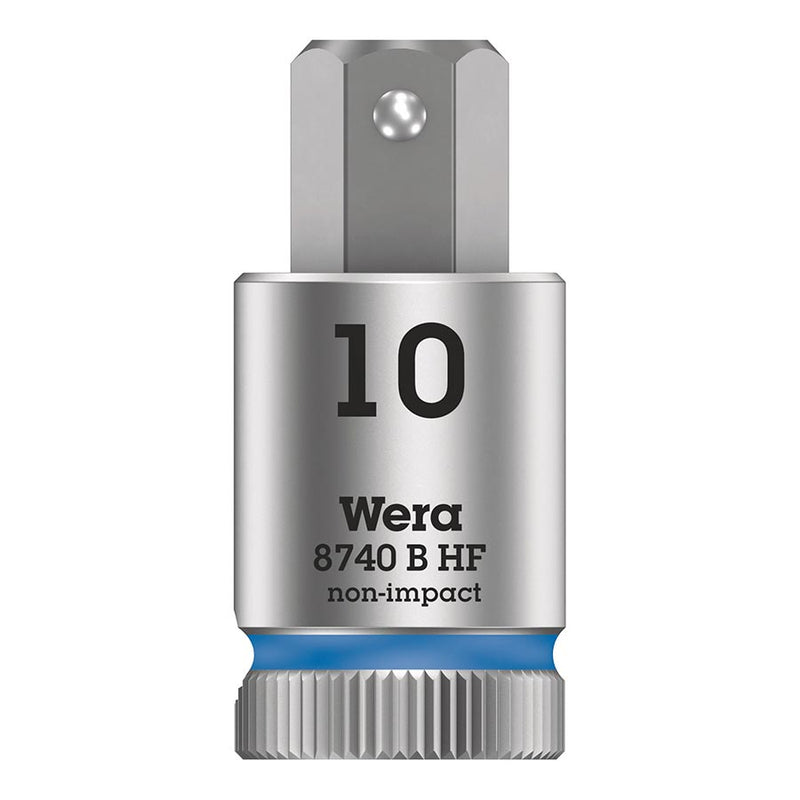 Wera 8740B HF Zyklop 3/8 Drive Hex 10.0 x 38.5mm with HF