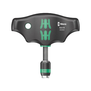 Wera 416 R T-Handle Screwdriver 1/4 Hex