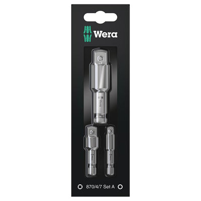 Wera 870/4/7 SET A SB 1/4 Hex Set