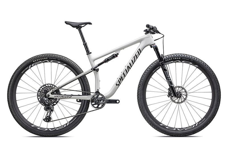 2023 Specialized epic pro bike gloss dune white granite over dove grey / metallic obsidian l