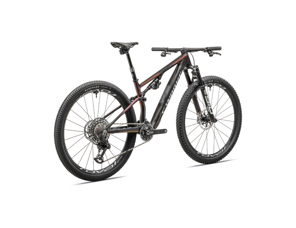 2024 Specialized S-Works EPIC 8 Mountain Bike - Small, Gloss Carbon/Metallic Vivid Pink/Viavi Magenta Gold/Metallic Midnight Shadow/White