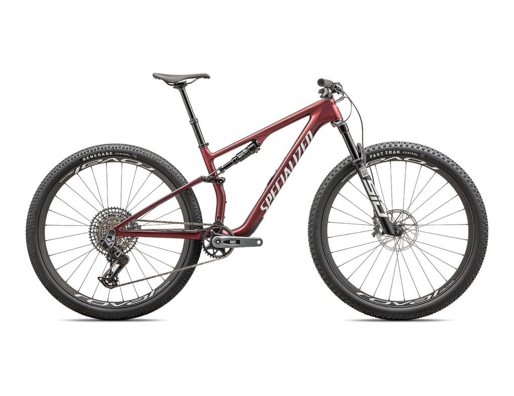 2024 Specialized EPIC 8 Expert Mountain Bike - X-Small, Satin/Redsky White