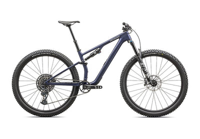 2025 Specialized epic 8 comp evo bike satin blue onyx/dune white m