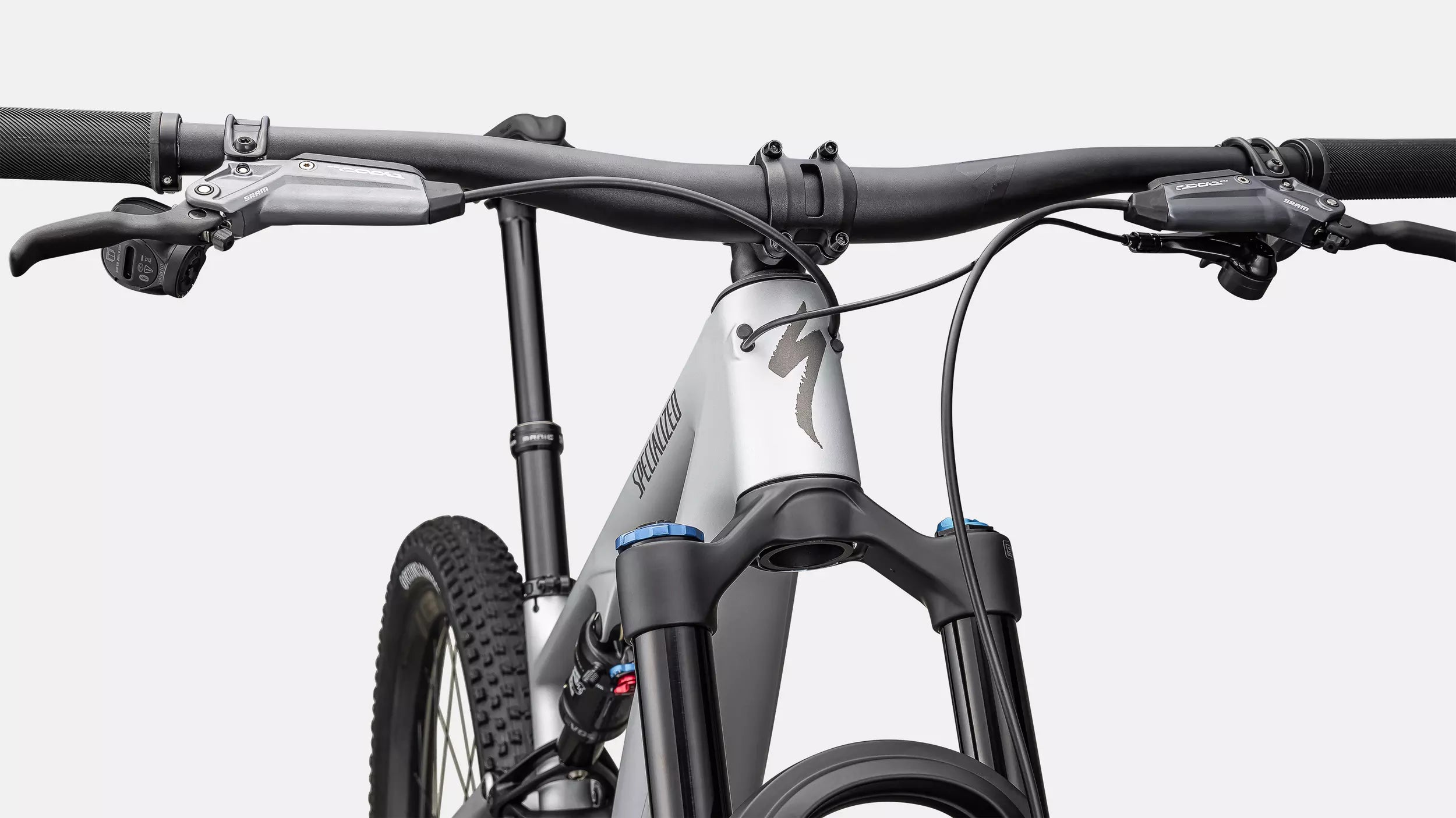 2025 Specialized Epic 8 Evo Expert Mountain Bike - X-Small, Satin Silver Dust / Gunmetal