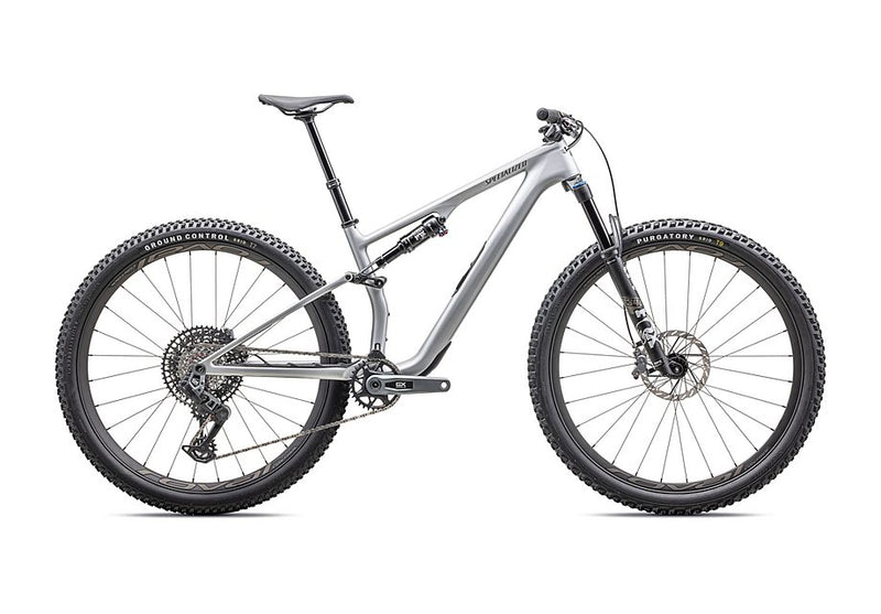 2025 Specialized Epic 8 Expert Evo Bike Satin Silver Dust / Gunmetal L